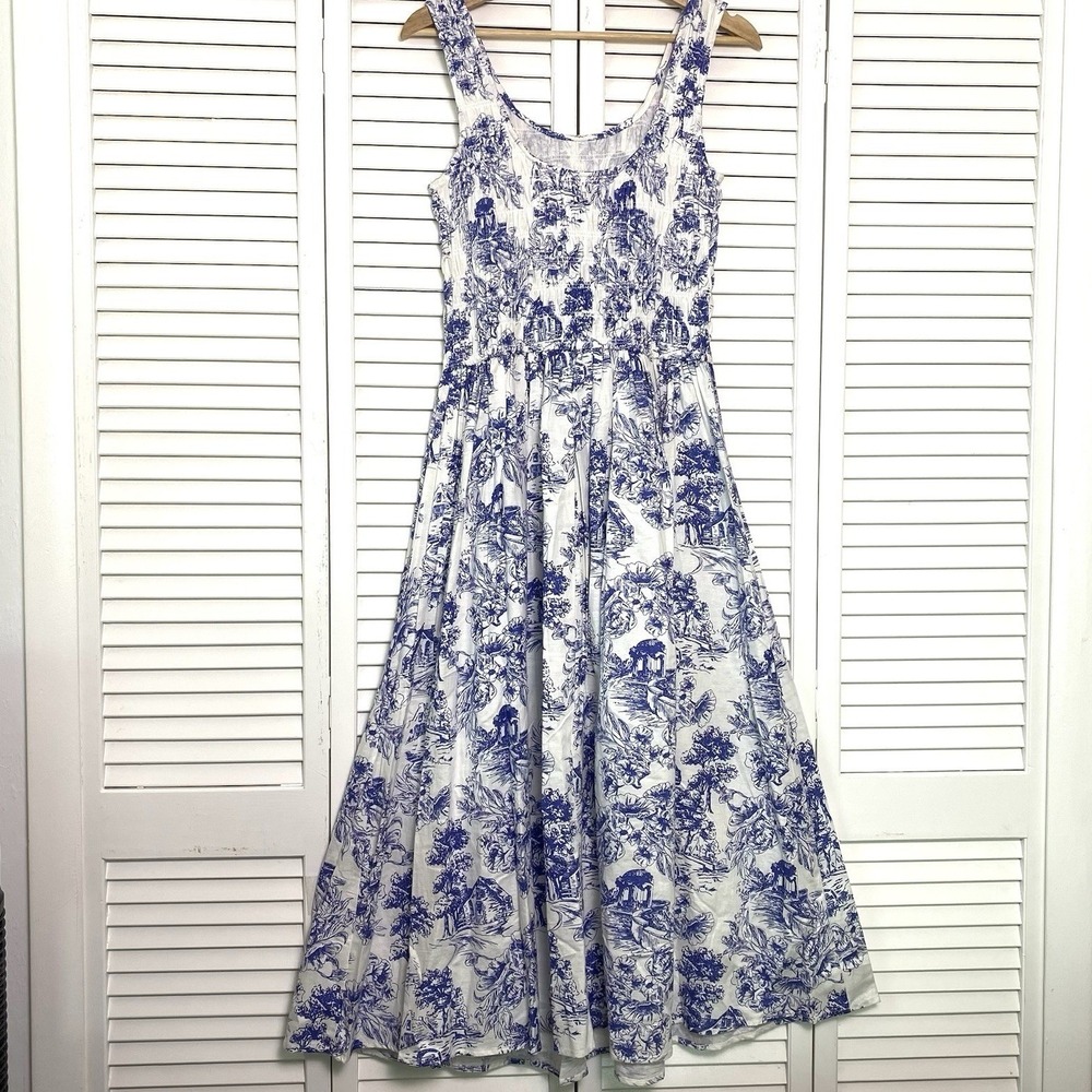 Anthropologie Meadow Rhodes Medium Maxi Dress Cottage Romantic Coquette Feminine - Picture 4 of 7